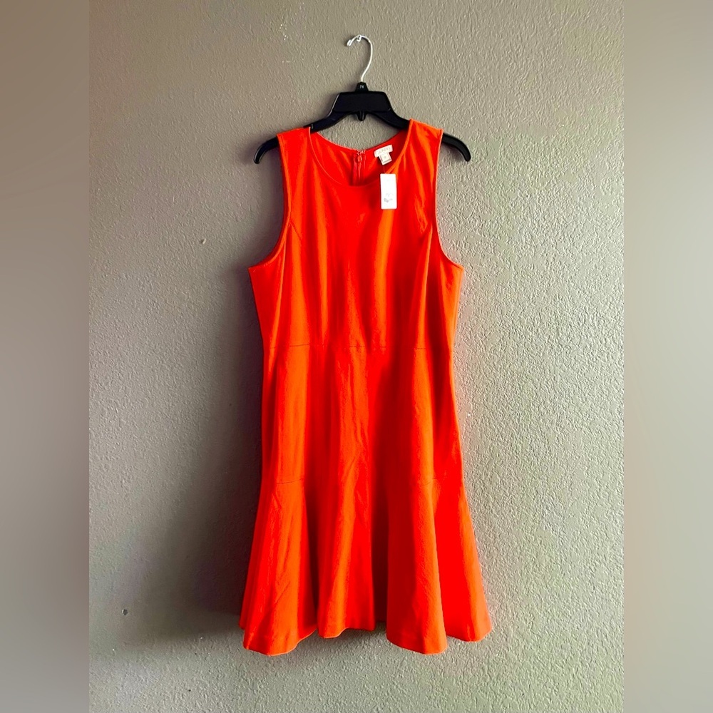 J. Crew Orange Mini Dress